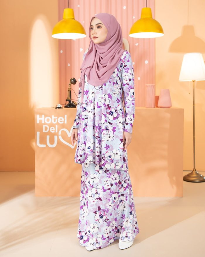 Kurung Lara - Blossom Purple - Image 3