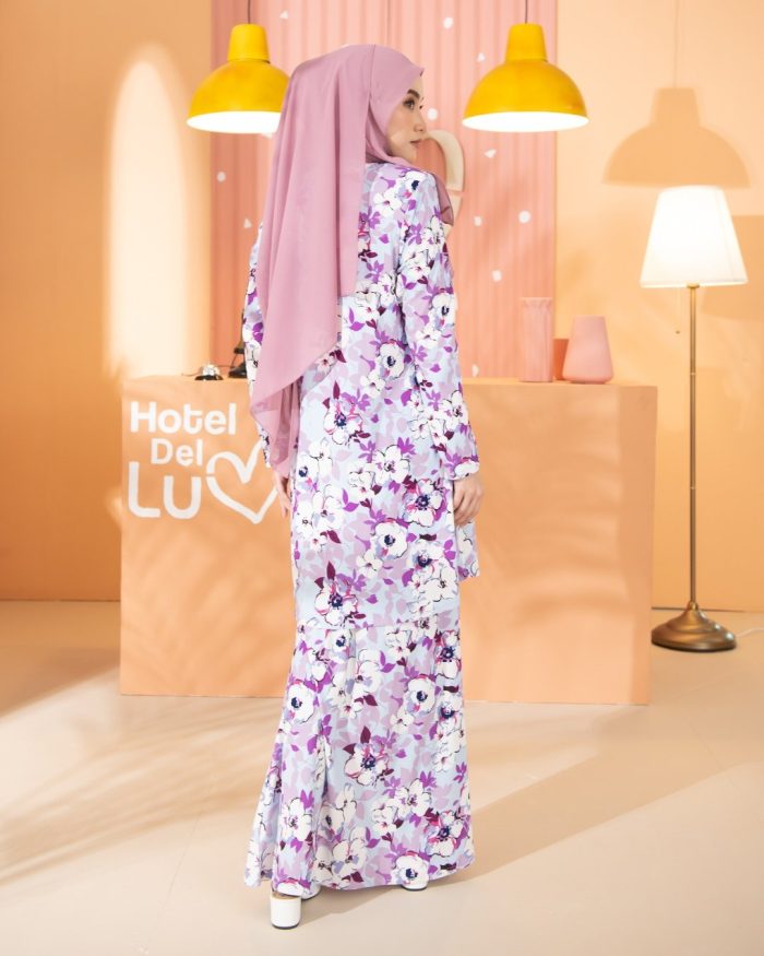 Kurung Lara - Blossom Purple - Image 6