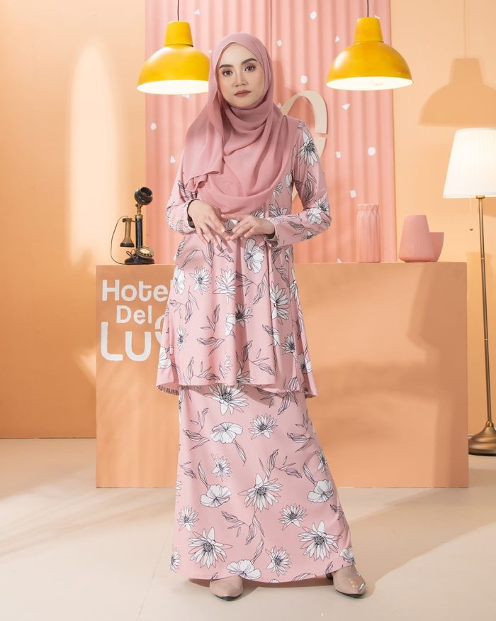 Kurung Lara - Coreopsis Pink