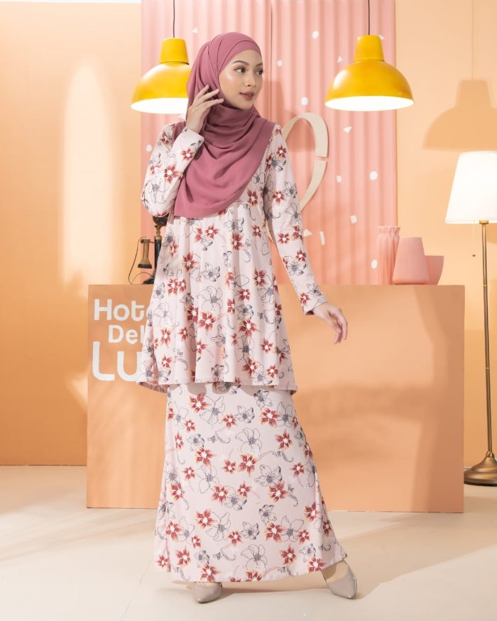 Kurung Lara - Canna Pink