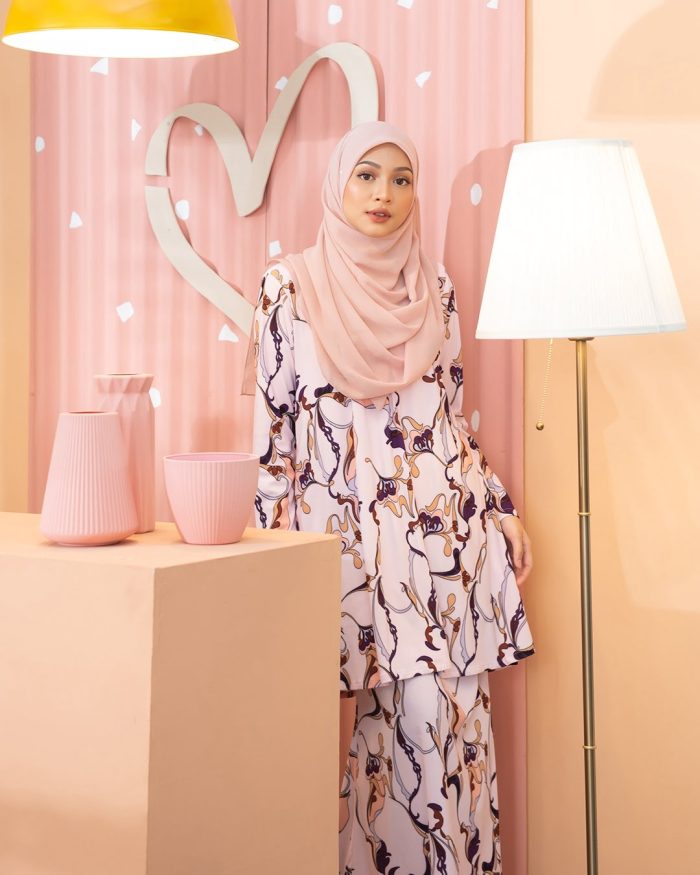 Kurung Lara - Soft Pink - Image 3