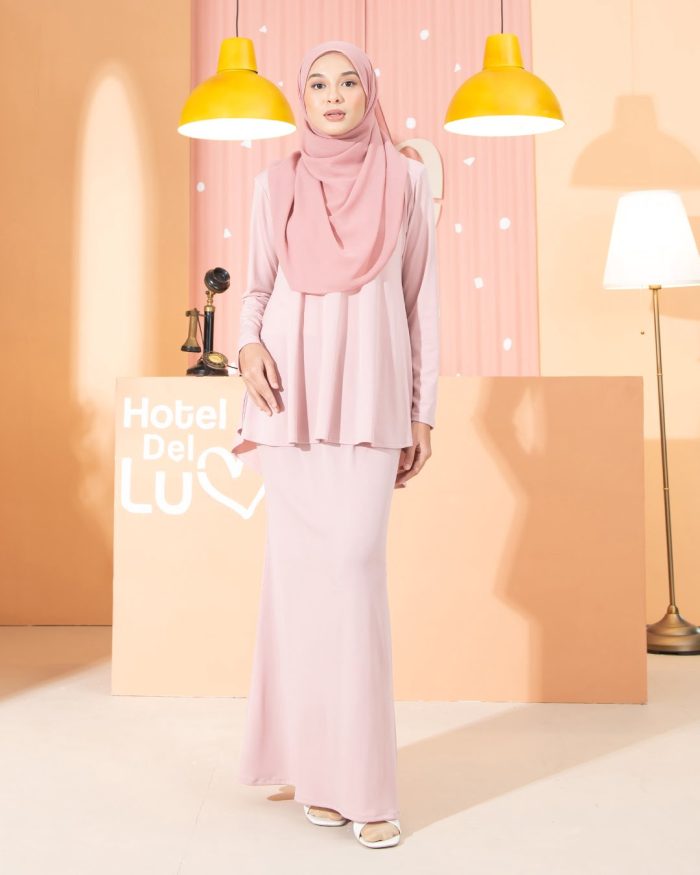 Kurung Lola - Rose Pink