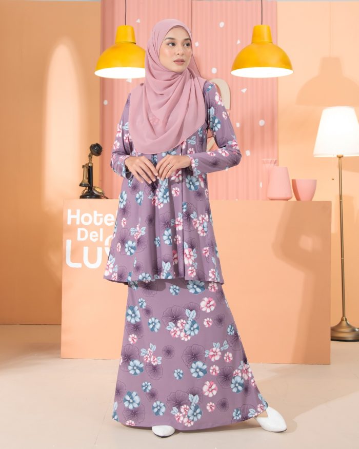 Kurung Lara - Camelia Purple - Image 3