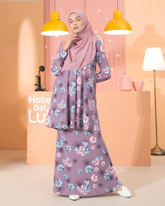 Kurung Lara - Camelia Purple - Image 4