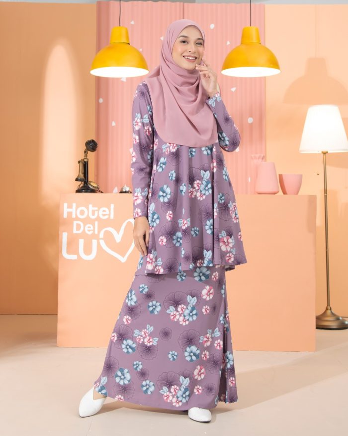 Kurung Lara - Camelia Purple - Image 2