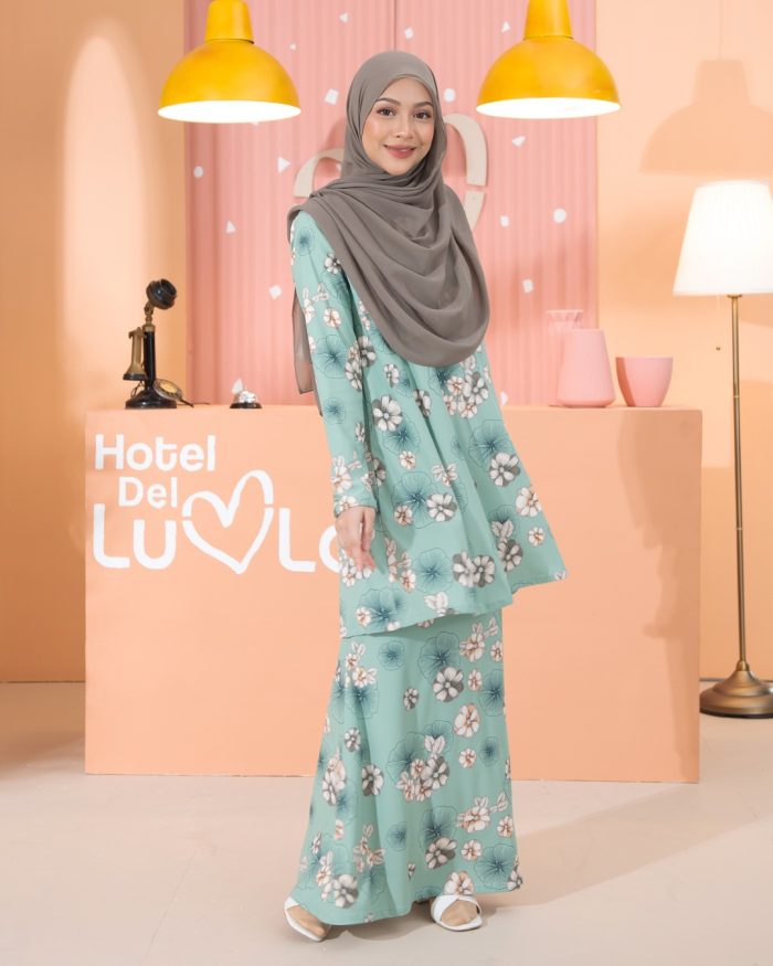 Kurung Lara - Camelia Pistachio