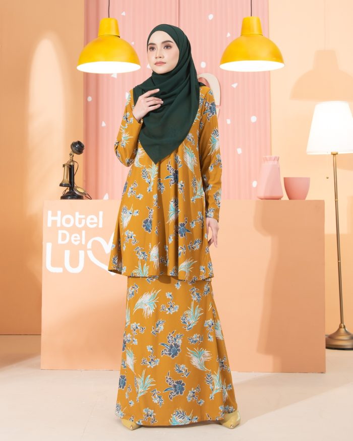 Kurung Lara - Celosia Mustard - Image 2