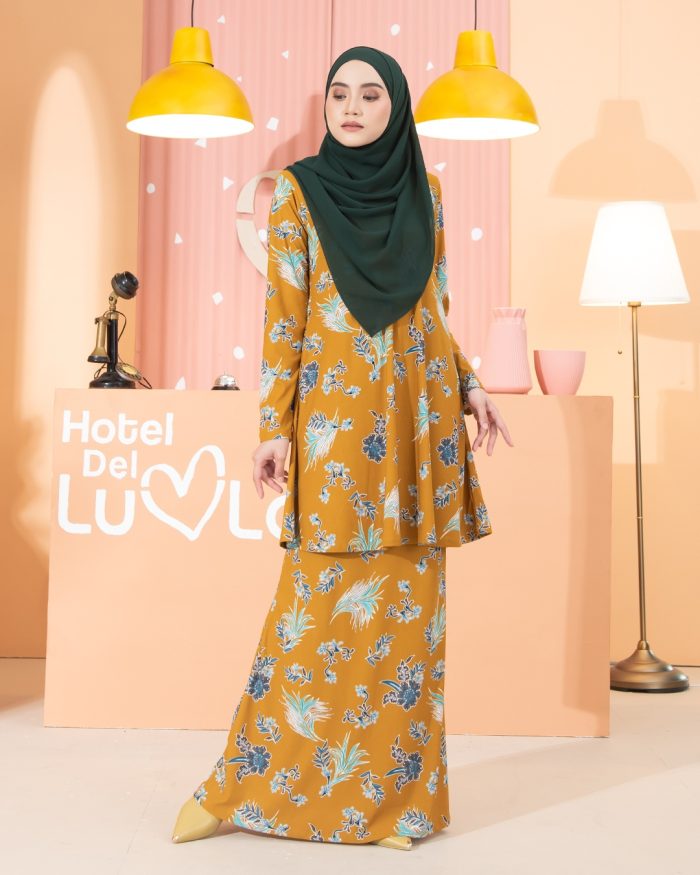 Kurung Lara - Celosia Mustard - Image 3