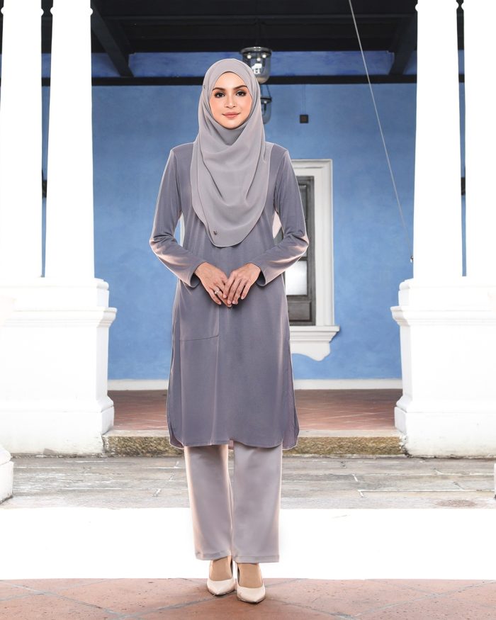 Tunic Poket Lusida - Light Grey