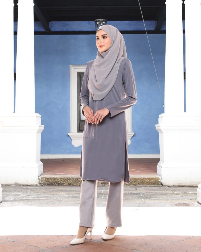 Tunic Poket Lusida - Light Grey - Image 3