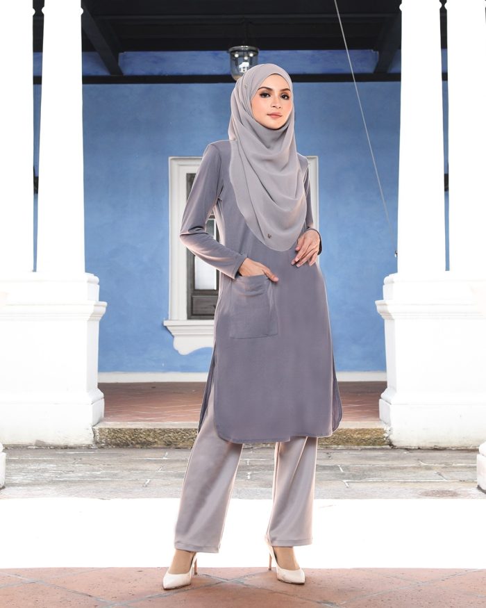 Tunic Poket Lusida - Light Grey - Image 2