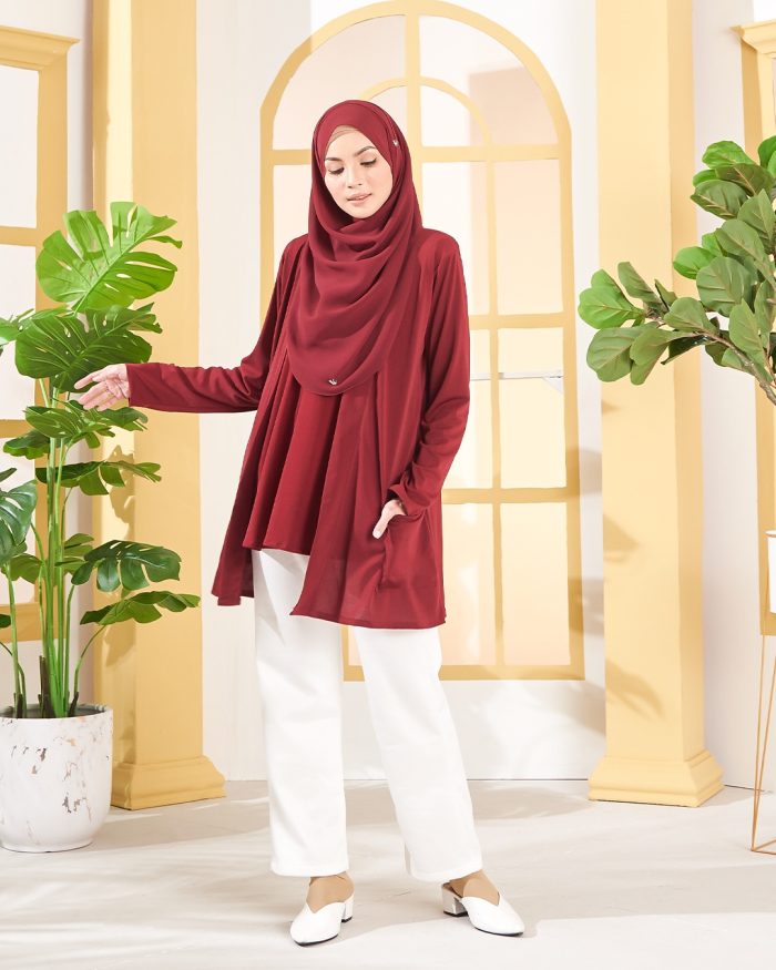 Cardigan Lulu - Maroon - Image 3