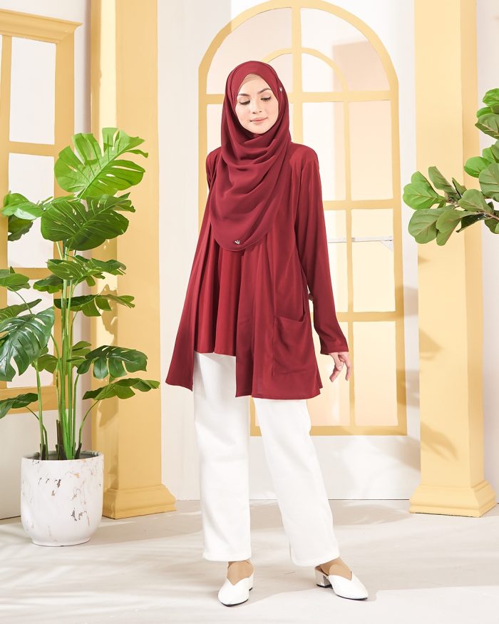 Cardigan Lulu - Maroon