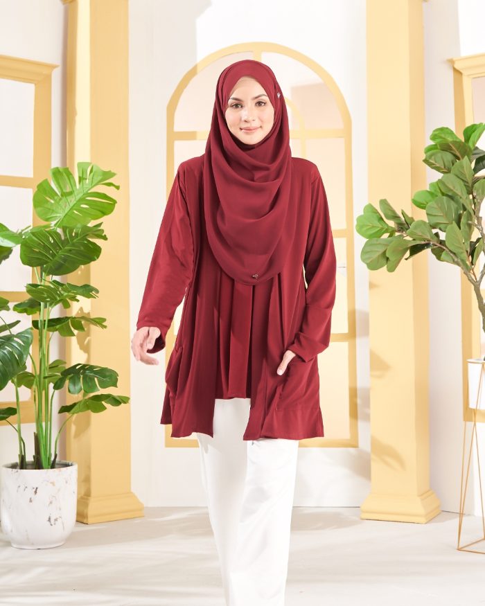 Cardigan Lulu - Maroon - Image 6