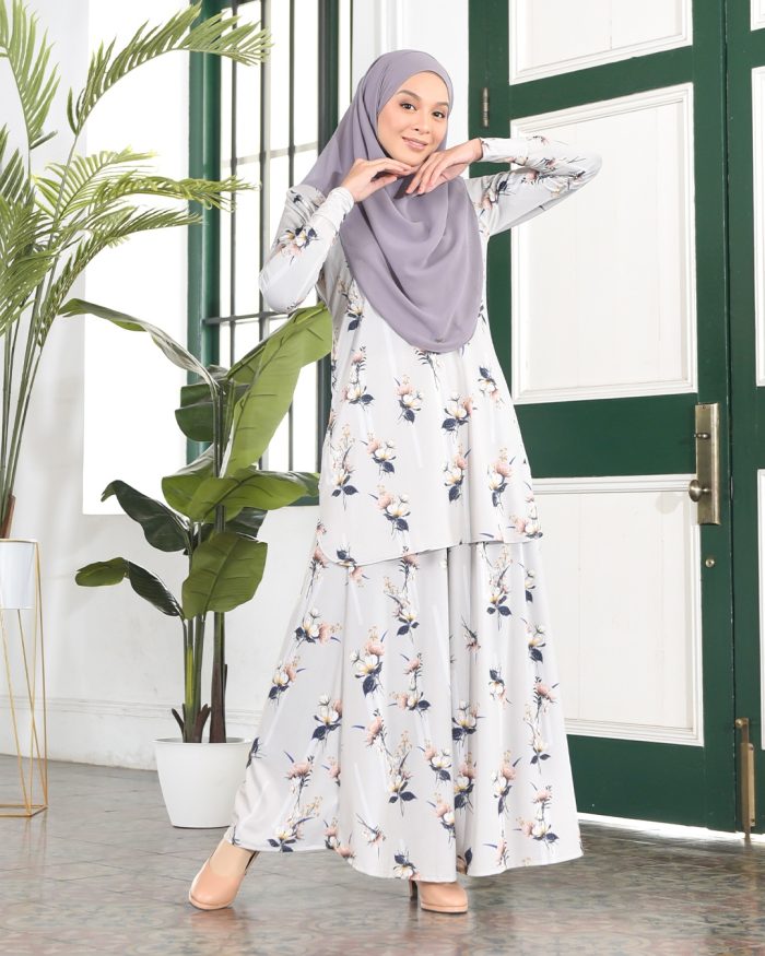 Baju Kurung Losra - Wheat Ivory