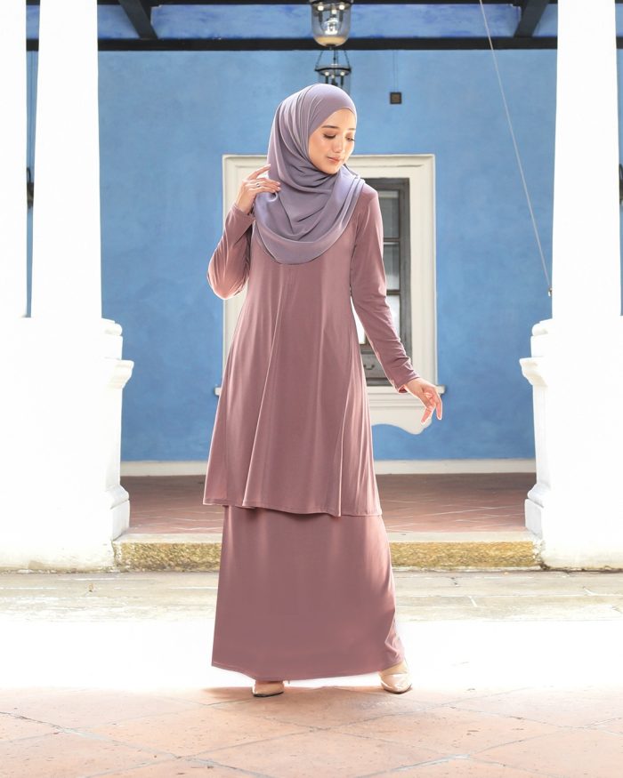 Baju Kurung Pahang Laura - Burnt Umber