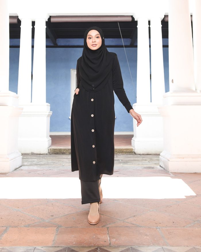Dress Medi Lorna - Matte Black - Image 6