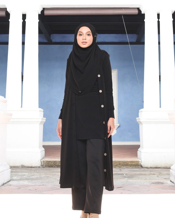 Dress Medi Lorna - Matte Black - Image 5