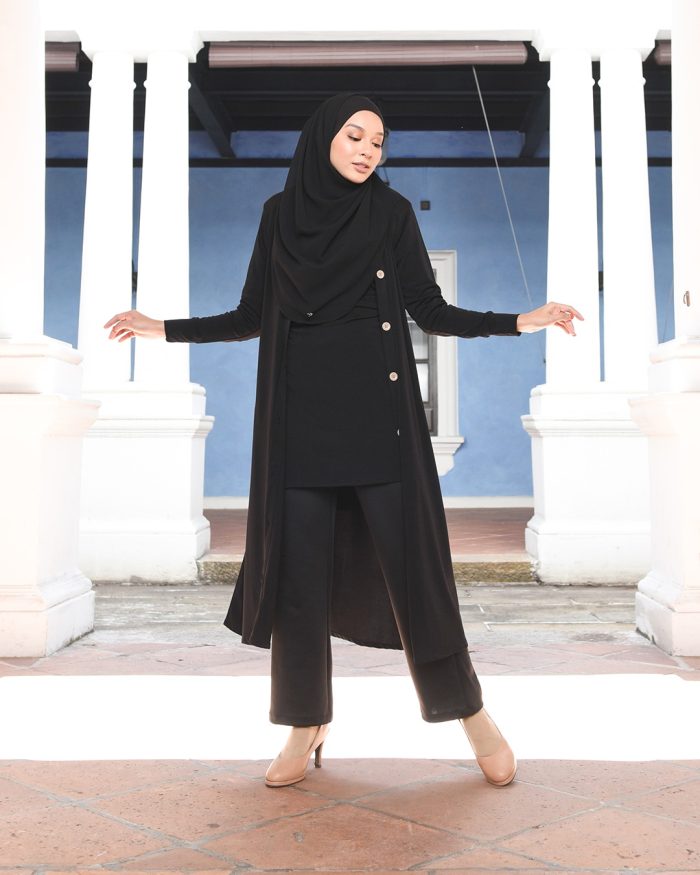 Dress Medi Lorna - Matte Black - Image 3