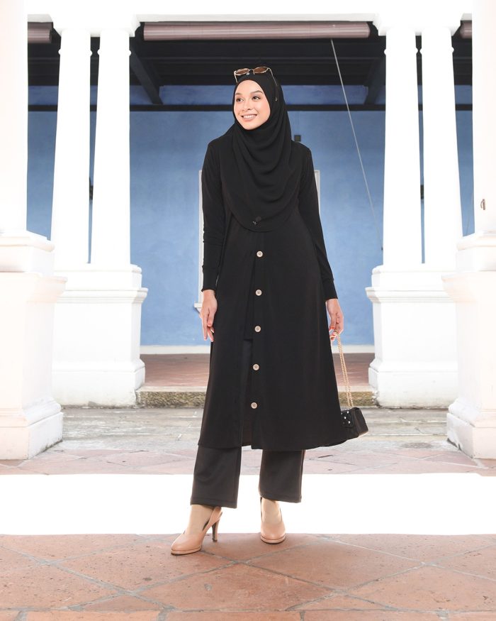 Dress Medi Lorna - Matte Black
