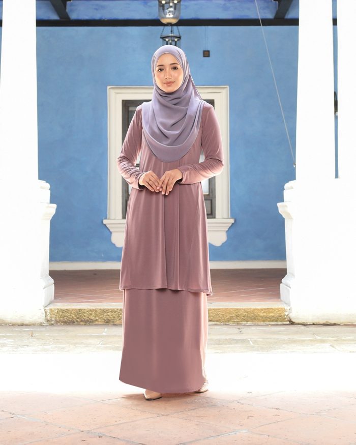 Baju Kurung Pahang Laura - Burnt Umber - Image 4