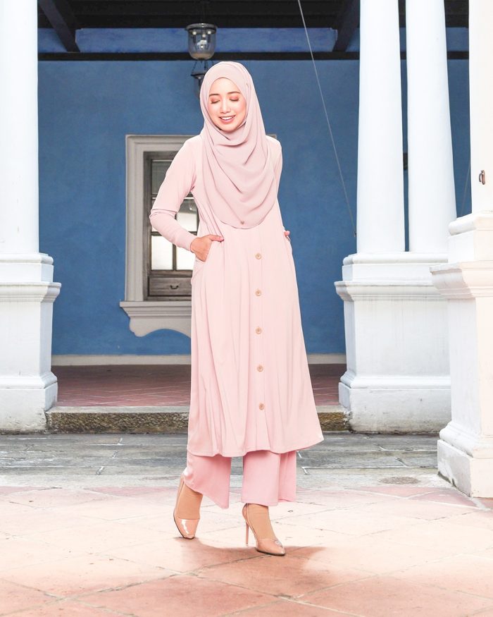 Dress Medi Lorna - Soft Pink - Image 4