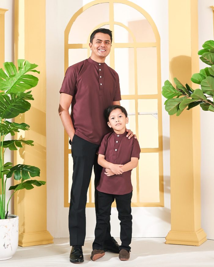 Kurta Luqman Kids - Mangosteen Purple - Image 5