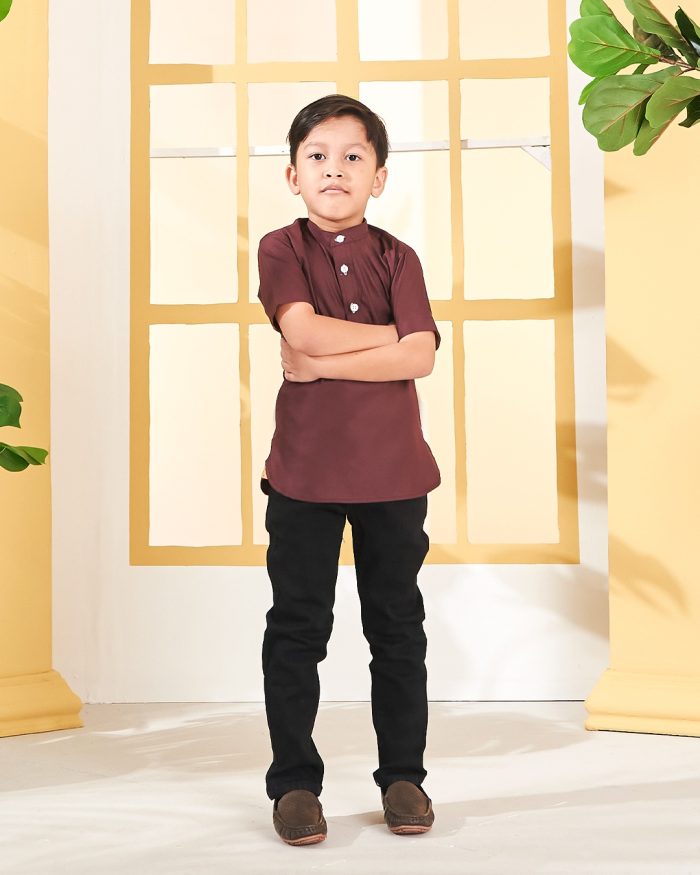 Kurta Luqman Kids - Mangosteen Purple