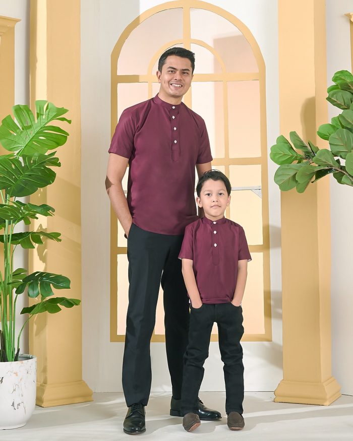 Kurta Luqman - Plum Purple - Image 3