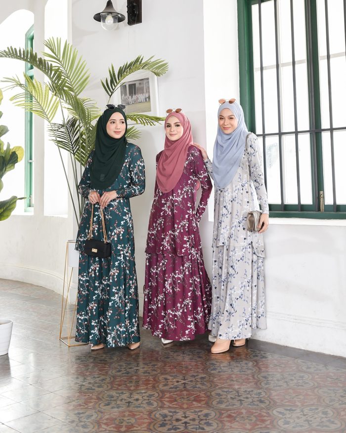Baju Kurung Losra - Elder Plum - Image 6