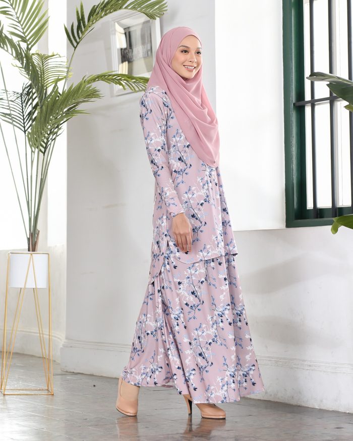 Baju Kurung Losra - Elder Pink - Image 2