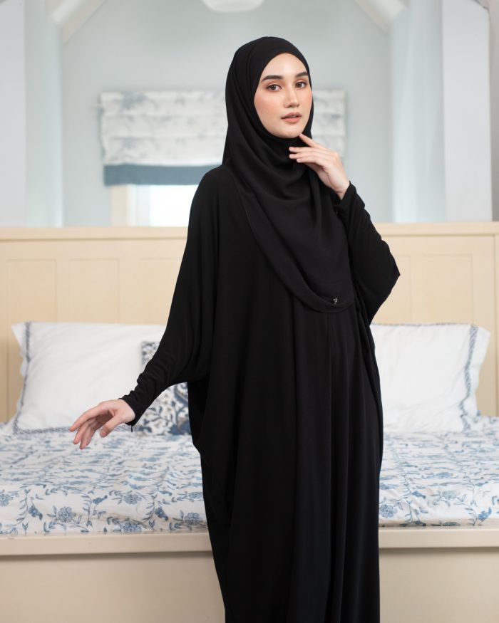 Kaftan Lana 2.0 - Inky Black - Image 5