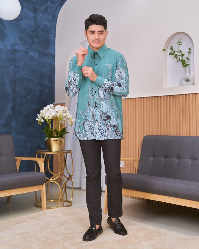 Kemeja Batik Sultan - Mariana Fern Green - Image 2