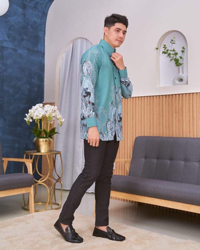 Kemeja Batik Sultan - Mariana Fern Green