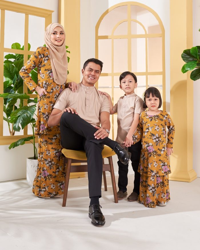 Kurta Luqman Kids - Wheat Brown - Image 5