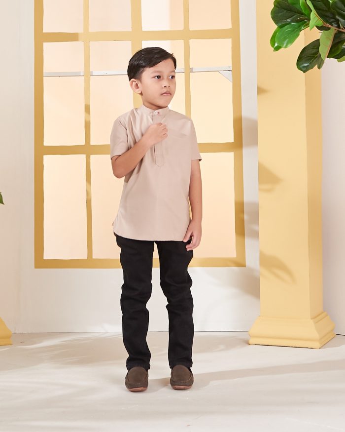 Kurta Luqman Kids - Wheat Brown