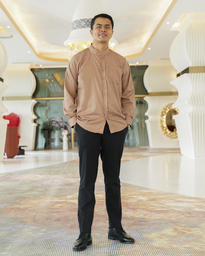 Baju Kurta Mizan - Saddle Brown - Image 4