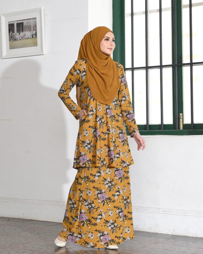 Kurung Lara – Geredenia Mustard - Image 2