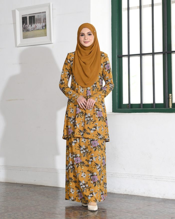 Kurung Lara – Geredenia Mustard - Image 3