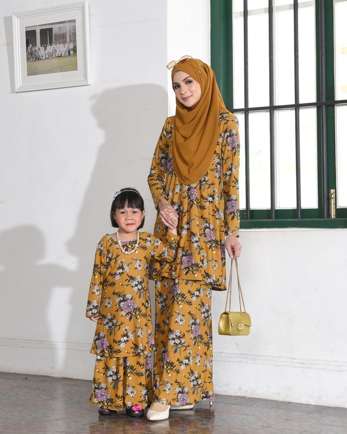 Kurung Lara – Geredenia Mustard - Image 4