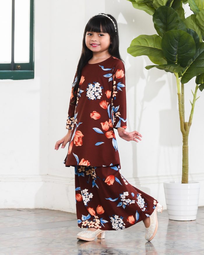 Kurung Lara Kids – Penny Brown - Image 2