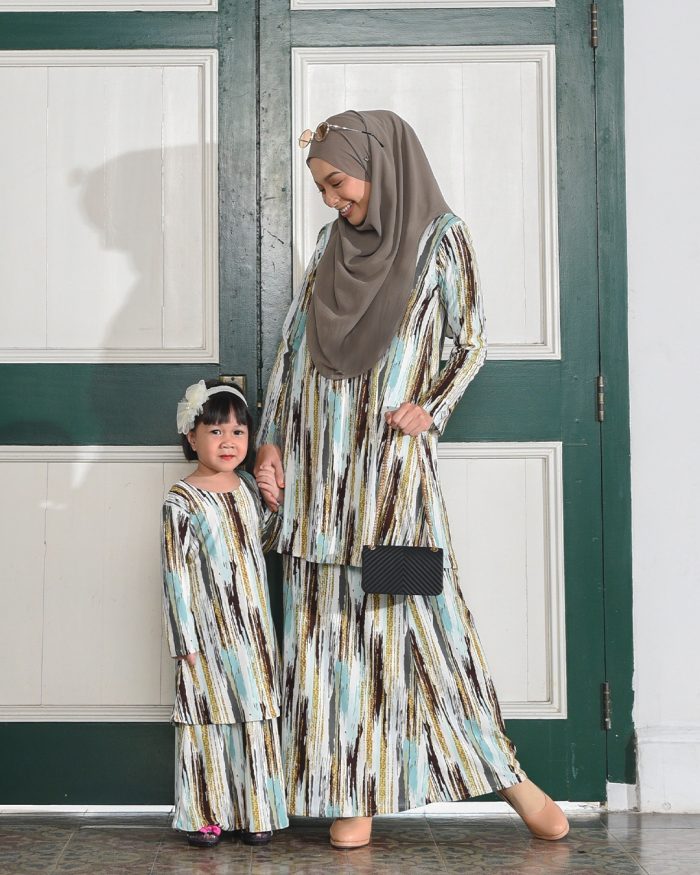 Kurung Lara Kids – Sparkling Mint - Image 5