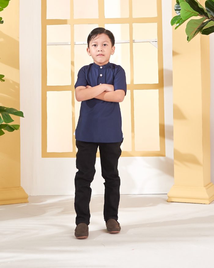 Kurta Luqman Kids - Midnight Blue