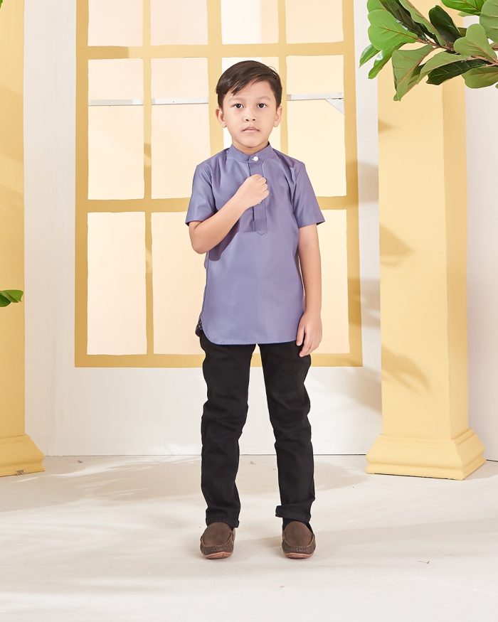 Kurta Luqman Kids - Lilac Purple - Image 2