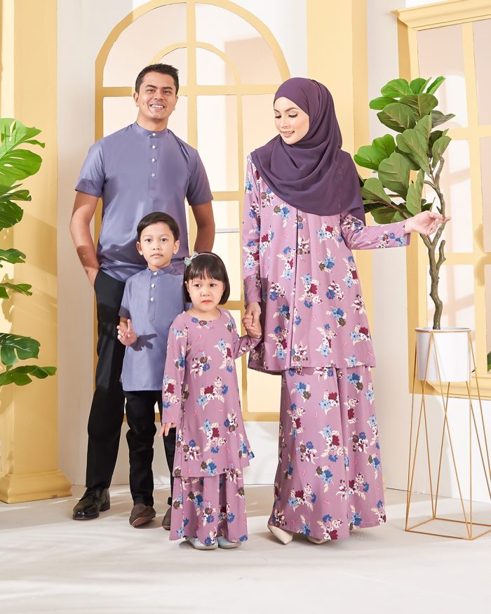 Kurta Luqman Kids - Lilac Purple - Image 5