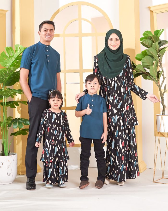 Kurta Luqman Kids - Emerald Green - Image 6