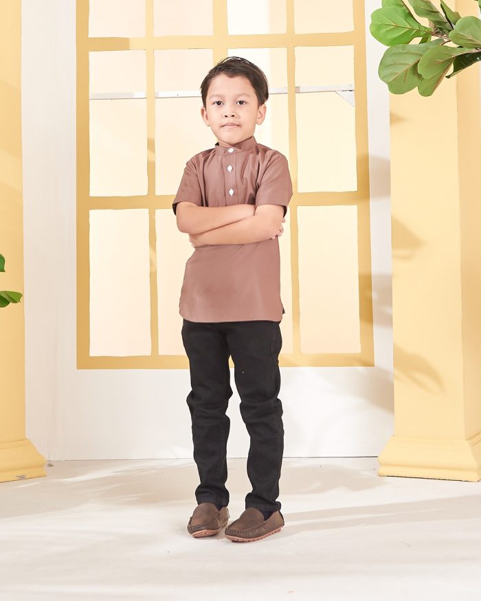 Kurta Luqman Kids - Sable Brown - Image 2