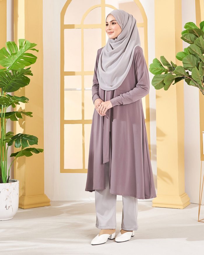 Long Cardigan Lina - Purple Haze - Image 4