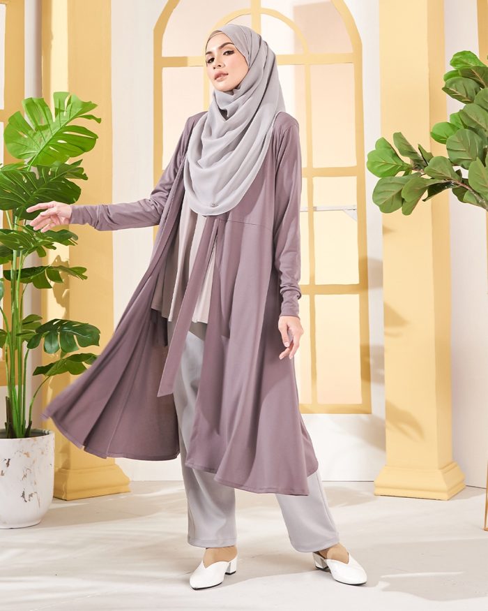 Long Cardigan Lina - Purple Haze