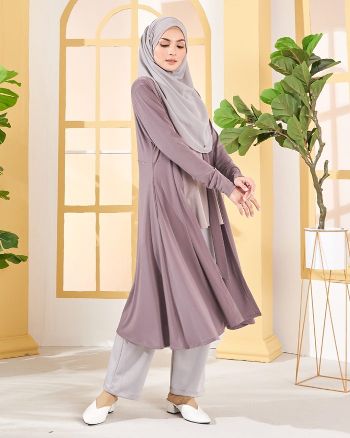 Long Cardigan Lina - Purple Haze - Image 2